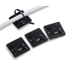 Gwest HW-3AB 19x19mm Siyah Yapışkan Kroşe - 2