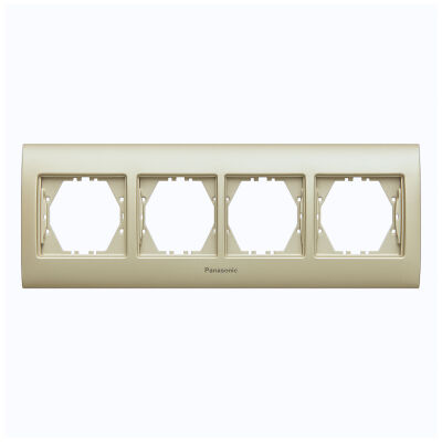 Viko Panasonic Thea Blu Inox Matt + Dore Dörtlü Çerçeve - 1