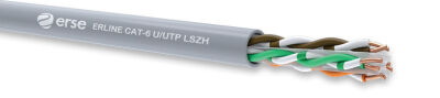 Erse Erline Cat-6 U/UTP LSZH 4x2x23 AWG (Eca) - 1