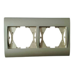 Viko Panasonic Thea Blu Inox Matt İkili Çerçeve - Thea/Panasonic