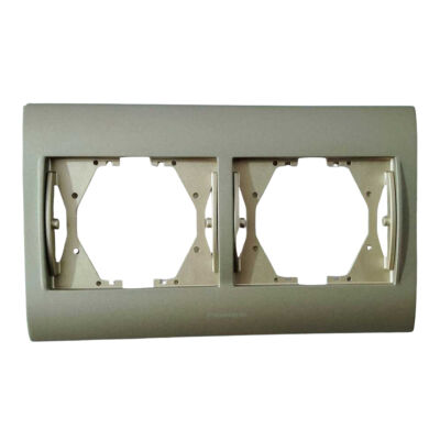 Viko Panasonic Thea Blu Inox Matt İkili Çerçeve - 1