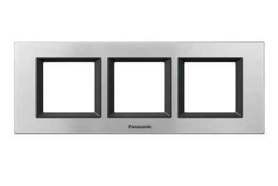 Viko Panasonic Thea Ultima Metalik Inox 3x2M Çerçeve - 1