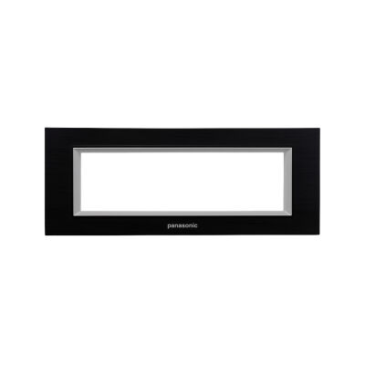 Viko Panasonic Thea Ultima Eloxal Siyah 7M Çerçeve - 1