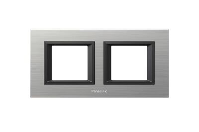 Viko Panasonic Thea Ultima Metalik Inox 2x2M Çerçeve - 1