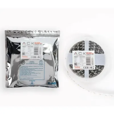 ACK AS01-00300 Üç Çip 12V 60 Ledli Şerit Led 3000K Günışığı - 4
