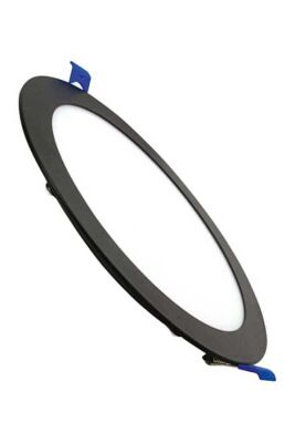 ACK AP01-00301 3W Sıva Altı Yuvarlak Led Spot Panel Armatür 3000K Günışığı Siyah Kasa - 1