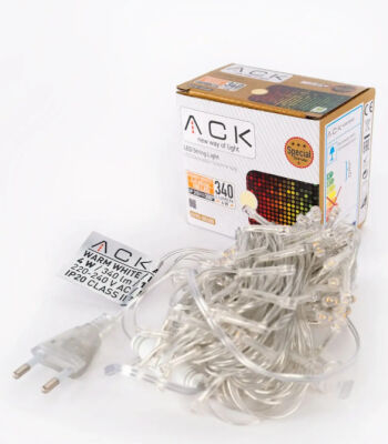 ACK AS90-00400 220v Eklenebilir Ledli Yılbaşı Ağacı Süsleme 3000K Günışığı - 5