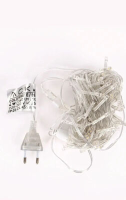 ACK AS90-00403 220v Eklenebilir Ledli Yılbaşı Ağacı Süsleme 6500K Beyaz Işık - 3