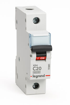 Legrand - 433330 1x20 Amper 4,5kA C Tipi XS4 Otomatik Sigorta - 1