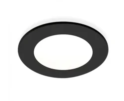 Jupiter LD471 B 6W Yuvarlak Panel Led Siyah Kasa 6500K Beyaz Işık - 1