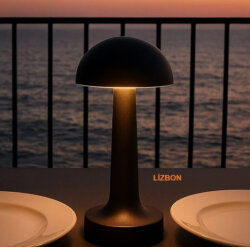 Cata CT-8428 Lizbon Şarjlı Masa Lambası Siyah - 3