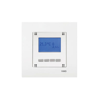 Karre Meridian Beyaz Dijital Termostat Isıtma ve Soğutma (Çerçeve Hariç) 90961070 - VİKO