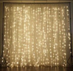 ACK AS90-00300F 220v Eklenebilir 400 Ledli Perde Süsleme 3000K Gün Işığı - ACK