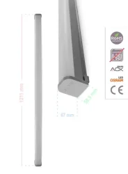 ACK AT03-31230 36W 6500K IP65 120CM Led Etanj Armatür Acil Durum Kitli - 5