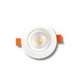 Osram OLS006 6W Yuvarlak Hareketli Led Spot 3000K Gün Işığı - OSRAM