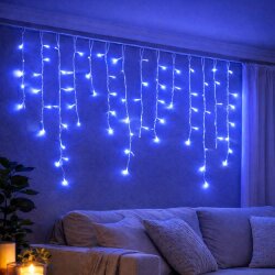 ACK AS90-00506 2x2m 220V Led Işıklı Perde Mavi - ACK (1)