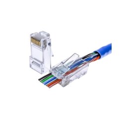 Wellbox CMK-08 8P8C UTP RJ-45 Konekktör CAT 6 (UCU AÇIK) - WELLBOX