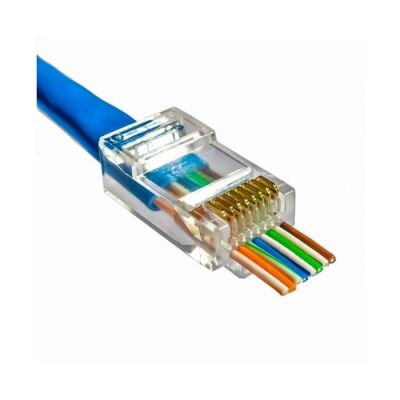 Wellbox CMK-08 8P8C UTP RJ-45 Konekktör CAT 6 (UCU AÇIK) - 2