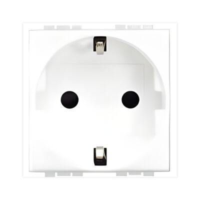 Bticino Alman Standardı Toprak Priz 16A 2M Beyaz - 1