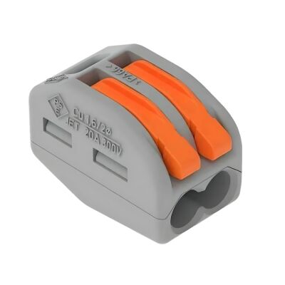 Wago 222-412 2x2.5mm2 Buat ve Çok Amaçlı Klemens - 1