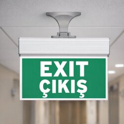 Nade 17120 265mm-N15 Ledli Acil Yönlendirme-Montaj Exit Çıkış - 2