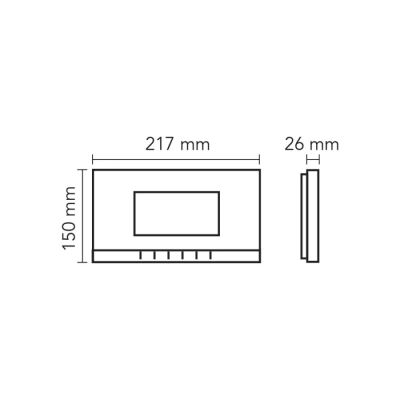 Audio 001188 7 inç Beyaz Bus Plus Görüntülü Diafon - 3