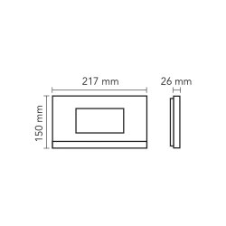 Audio 001461 7 inç Beyaz Bus Plus Mekanik Butonlu Görüntülü Villa Set - 4