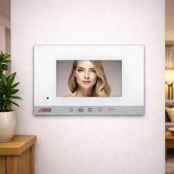 Audio 001184 4.3 inç Beyaz Bus Plus Görüntülü Diafon - 4