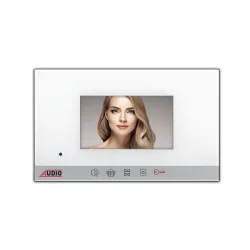 Audio 001184 4.3 inç Beyaz Bus Plus Görüntülü Diafon - Audio (1)