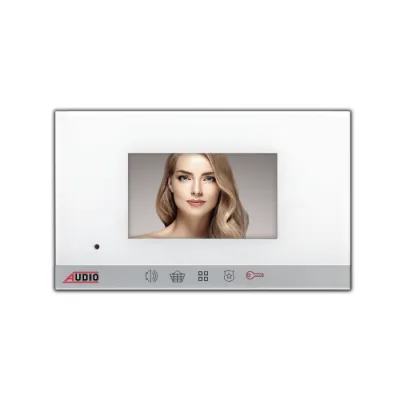 Audio 001184 4.3 inç Beyaz Bus Plus Görüntülü Diafon - Audio (1)