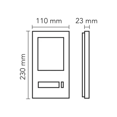 Audio 001460 4.3 inç Beyaz Bus Plus Mekanik Butonlu Görüntülü Villa Set - 4