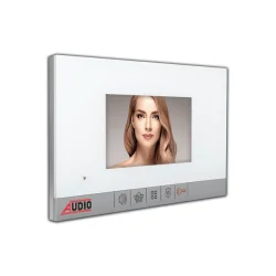 Audio 001180 4.3 inç Beyaz Bus Plus Görüntülü Diafon - Audio (1)