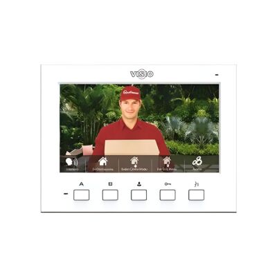 Visio 7'' Görüntülü Diyafon Beyaz - VİSİO