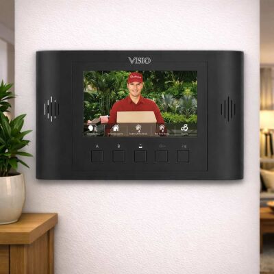 Visio 4.3'' Görüntülü Diafon Siyah - VİSİO (1)