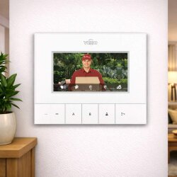 Visio 4.3'' Görüntülü Plus Diafon (Handsfree) Beyaz - VİSİO (1)