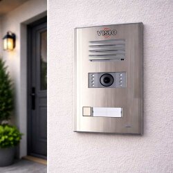 Visio 1 Butonlu Kameralı Zil Paneli Villa Panel - VİSİO (1)