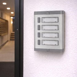 Mutlusan 4 Lü Alüminyum Zil Butonu 1.Kalite - 2