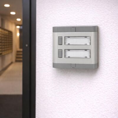 Mutlusan 2'Li Alüminyum Zil Butonu 037 106 020002 - Mutlusan (1)