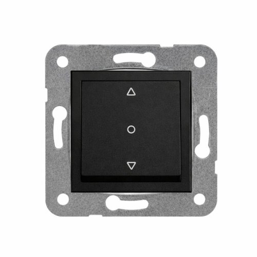 Artline Novella/Trenda Siyah Tek Düğmeli Jaluzi Düğme (Mekanizma Hariç) - Viko Artline