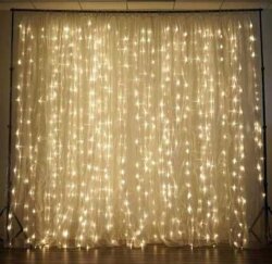 ACK AS90-00300 220v Eklenebilir 400 Ledli Perde Süsleme 3000K Gün Işığı - 1