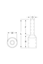 Gwest İzoleli Kablo Yüksüğü 70 mm² (Sarı) - 2