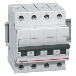 Legrand - 403708 4x40 Amper 6kA C Tipi XG6 Otomatik Sigorta - 1