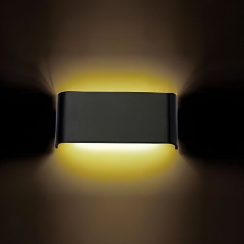 ACK AH07-03201 3000K Günışığı 6W Siyah Kasa Avva LED Duvar Armatürü - ACK (1)