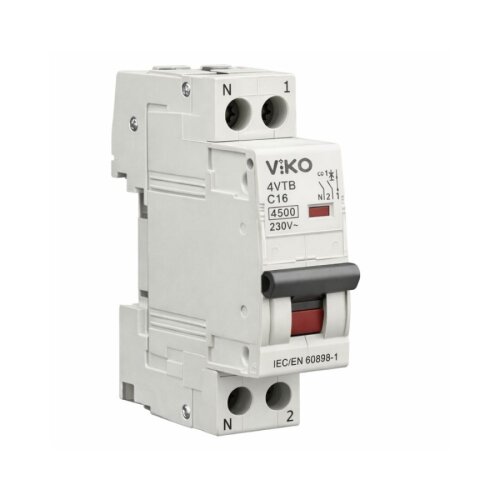 Viko - 4VTB-1C16N 1x16A 4,5kA C Tipi Otomatik Sigorta - Viko