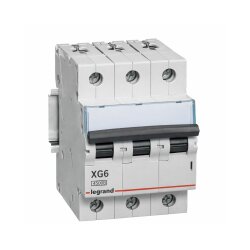 Legrand - 433694 3x32 Amper 6kA C Tipi XG6 Otomatik Sigorta - 1