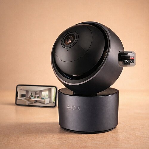 ACK AK01-00201 4MP 1440P Akıllı İç Mekan Wi-Fi IP Kamera - ACK (1)