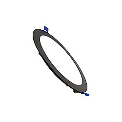 ACK AP01-01201 12W 3000K Günışığı Siyah Kasa Sıva Altı Yuvarlak LED Panel Armatür  - 1