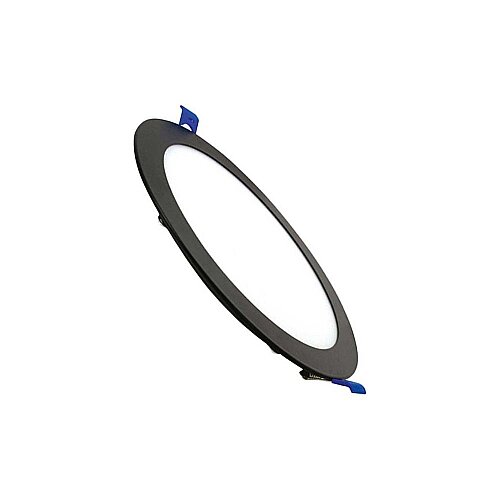 ACK AP01-01201 12W 3000K Günışığı Siyah Kasa Sıva Altı Yuvarlak LED Panel Armatür  - ACK