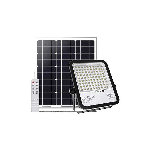 ACK AT65-19432 Solar Projektör, 150W IP65 6500K Beyaz Lensli - ACK