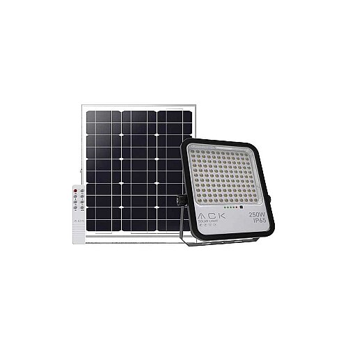 ACK AT65-19632 Lensli Solar Projektör, 250W 6500K Beyaz IP65 - ACK